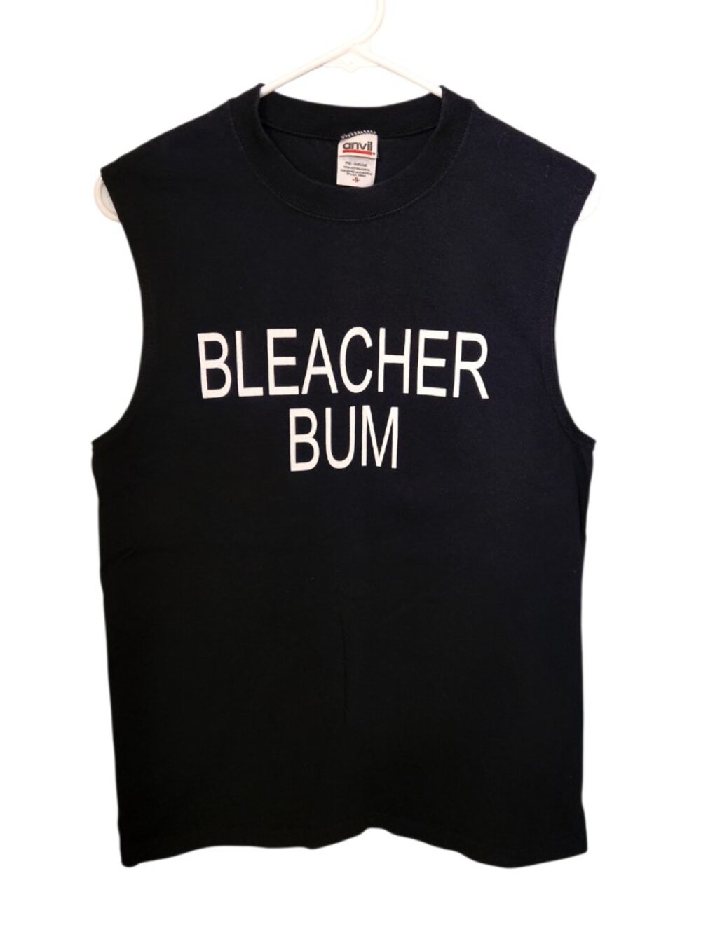 Bleacher Bum Chicago Cubs Tank Top Sleeveless Shirt Size Small Black Cotton